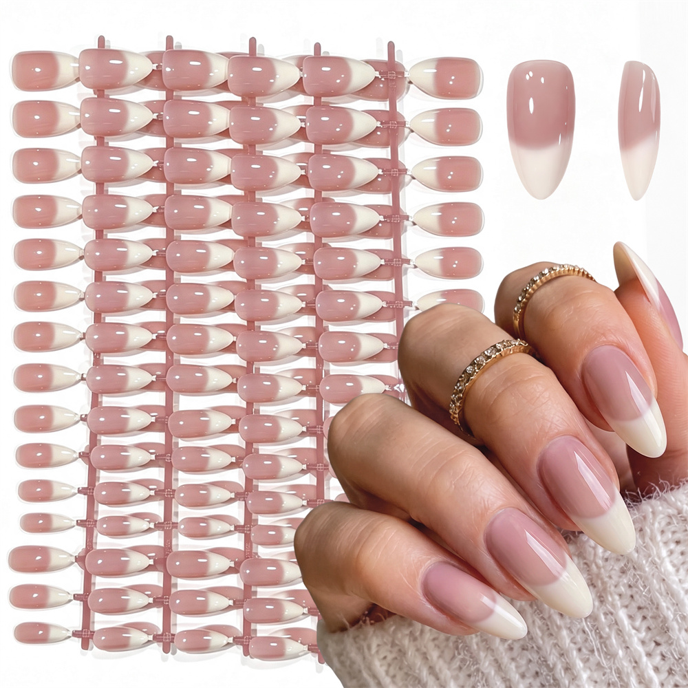 150 Uñas Postizas Estilo Franc - Nail Art Ombre Pink reseña y precio